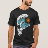 The Great Wave & Sun Big Wave Cool Graphics for Tシャツ (正面)