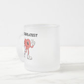 The Greatest Coffee Mug- Frosted Glass フロストグラスマグカップ (正面左)