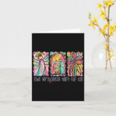 The Greatest Gift For All Christmas Nativity Jesus カード (黄色い花)