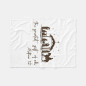 The Greatest Gift For All Christmas Nativity Jesus フリースブランケット (正面(横))