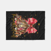 The Greatest Gift For All Christmas Nativity Jesus フリースブランケット (正面(横))