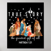 The Greatest Gift For All Christmas Nativity Jesus ポスター (正面)