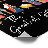 The Greatest Gift For All Christmas Nativity Jesus ポスター (角)