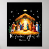 The Greatest Gift For All Christmas Nativity Jesus ポスター (正面)
