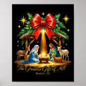 The Greatest Gift Of All Nativity Christian Christ ポスター (正面)
