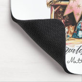 The Greatest Gift Of All Nativity Jesus Christian マウスパッド (コーナー)