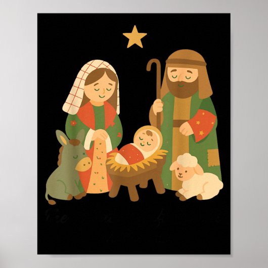 The Greatest Gift Off All Nativity Scene Jesus Mat ポスター (正面)