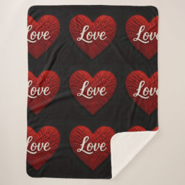 "The Greatest of These" Sherpa Yarn Look Blanket シェルパブランケット