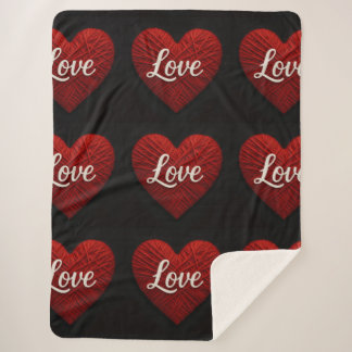 "The Greatest of These" Sherpa Yarn Look Blanket シェルパブランケット