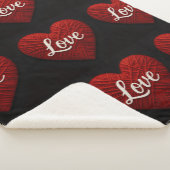 "The Greatest of These" Sherpa Yarn Look Blanket シェルパブランケット (3/4)