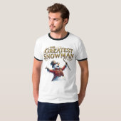 The Greatest Snowman Funny Musical Parody T-Shirt Tシャツ (正面フル)