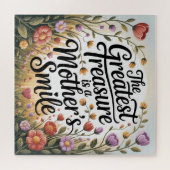 The Greatest Treasure Is A Mother's Smile ジグソーパズル (横)