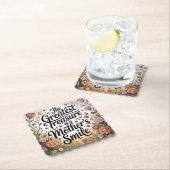 The Greatest Treasure Is A Mother's Smile ペーパーコースター (インサイチュ)