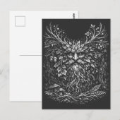 The Green Man by BurnsInHell ポストカード (正面/裏面)