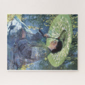 The Green Parasol by Guy Rose Art Jigsaw Puzzle ジグソーパズル (横)