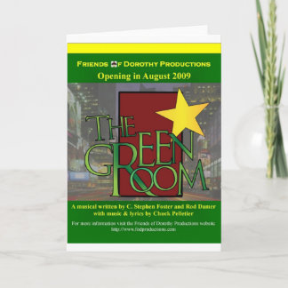 The Green Room Greeting Card カード