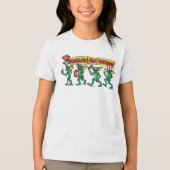 The Gremlins™ Are Coming トライブレンドTシャツ (正面)