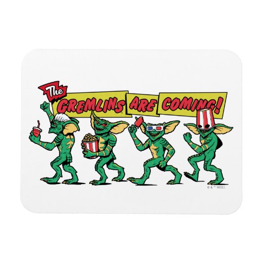 The Gremlins™ Are Coming マグネット (横)
