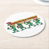 The Gremlins™ Are Coming ラウンドペーパーコースター (アングル)