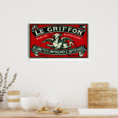 The Griffon - Matchbox Print - Aesthetic Wall Art ポスター (キッチン)
