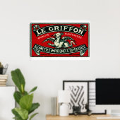 The Griffon - Matchbox Print - Aesthetic Wall Art ポスター (ホームオフィス)