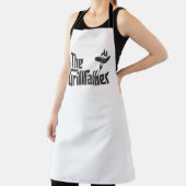 The Grill father Funny BBQ Dad Gift エプロン (インサイチュ)