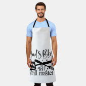 The grill master エプロン (着用した状態)