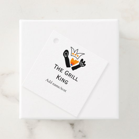 The grill master add name text cooking best barequ フェイバータグ (インサイチュ)