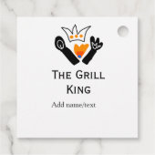 The grill master add name text cooking best barequ フェイバータグ (裏面)