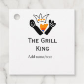 The grill master add name text cooking best barequ フェイバータグ (正面)