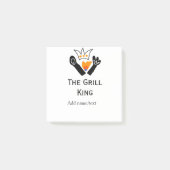 The grill master add name text cooking best barequ ポストイット (正面)