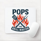 The Grill Master Bbq Father's Day Grandpa Grilling マウスパッド (マウス)