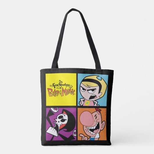 The Grim Adventures of Billy & Mandy Character Art トートバッグ (裏面)