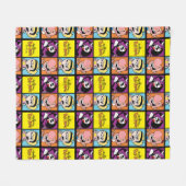 The Grim Adventures of Billy & Mandy Character Art フリースブランケット (正面(横))