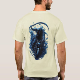 The Grim Reaper Biker on a Motorcycle T-Shirt Tシャツ
