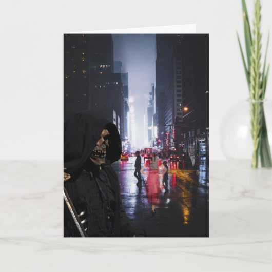 The Grim Reaper Halloween Card サンキューカード (正面)