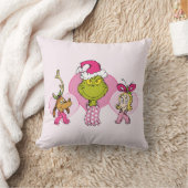 The Grinch Crew in Pink Valentine's Portrait クッション (ブランケット)