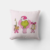 The Grinch Crew in Pink Valentine's Portrait クッション (正面)