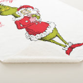 The Grinch Holds Cindy Lou Who シェルパブランケット (3/4)