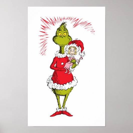 The Grinch Holds Cindy Lou Who ポスター (正面)