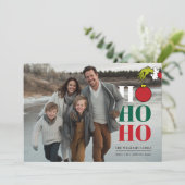 The Grinch Personalized Photo Holiday Card シーズンカード (スタンド正面)