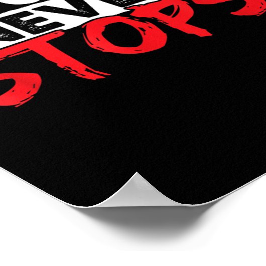 The Grind Never Stops Motivation Insrational Quote ポスター (角)