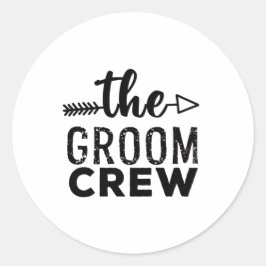 The Groom Crew ラウンドシール