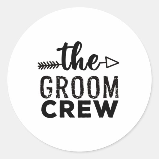 The Groom Crew ラウンドシール (正面)