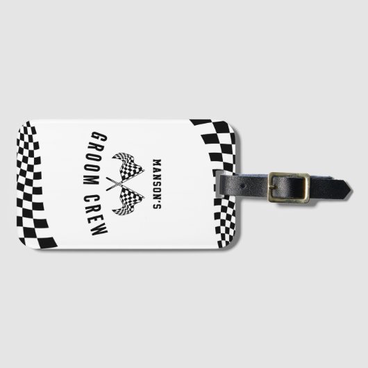 The Groom Crew  Bachelor Party ラゲッジタグ (正面横)