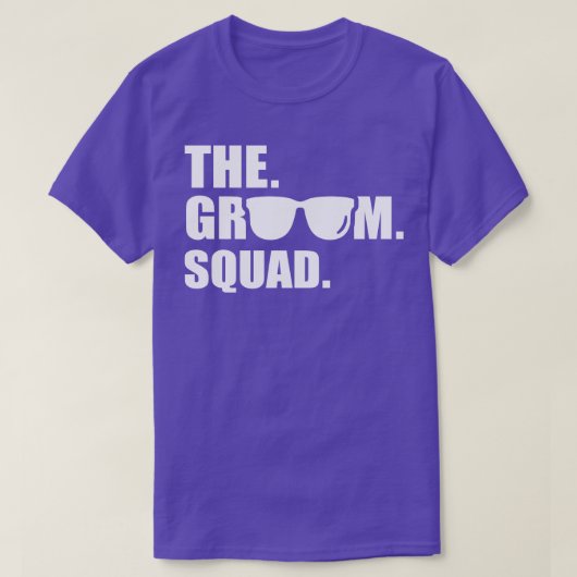 The Groom Squad 新郎団の前夜祭 Tシャツ (デザイン正面)