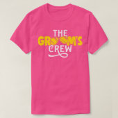 The Grooms Crew Wedding Funny Bachelor Party  Tシャツ (デザイン正面)