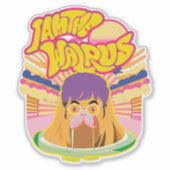 The Groovy Walrus - Retro Rock Vibes シール (正面)