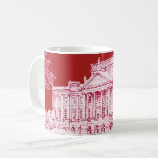 The Grounds at Pemberley (Red) - Coffee Mug コーヒーマグカップ (正面左)