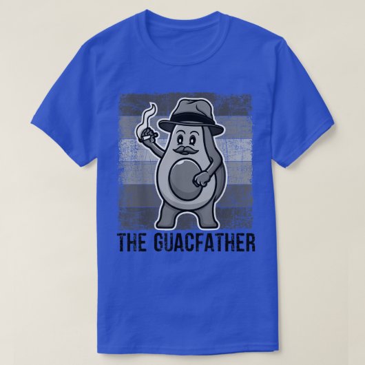 The Guacfather, Cute Avocado Men, おもしろい Daddy, Ret Tシャツ (デザイン正面)